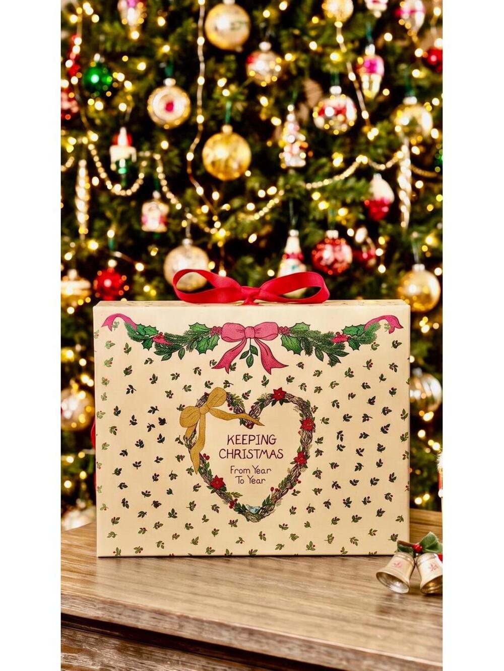 Susan Florence Holiday Keepsake Accordion Organizer Box, Christmas Photo Recipe